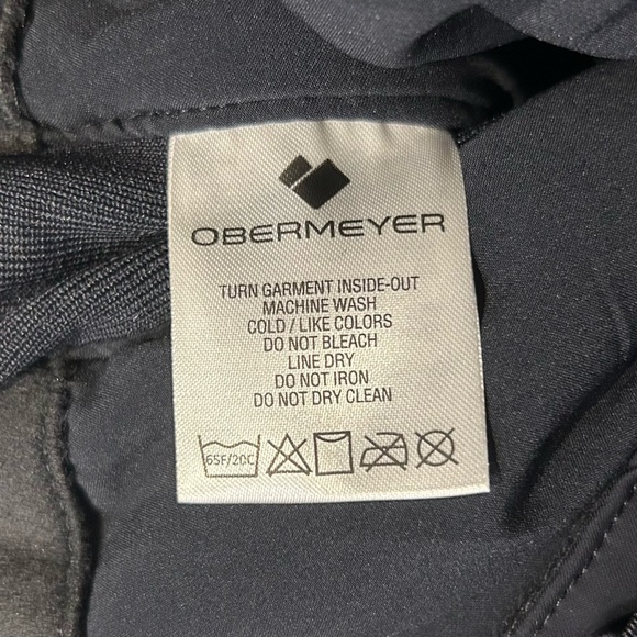 Obermeyer Cloud Nine Ski Pants Sz 4 Black Fleece Insulated Cold Winter Pants - Picture 11 of 14